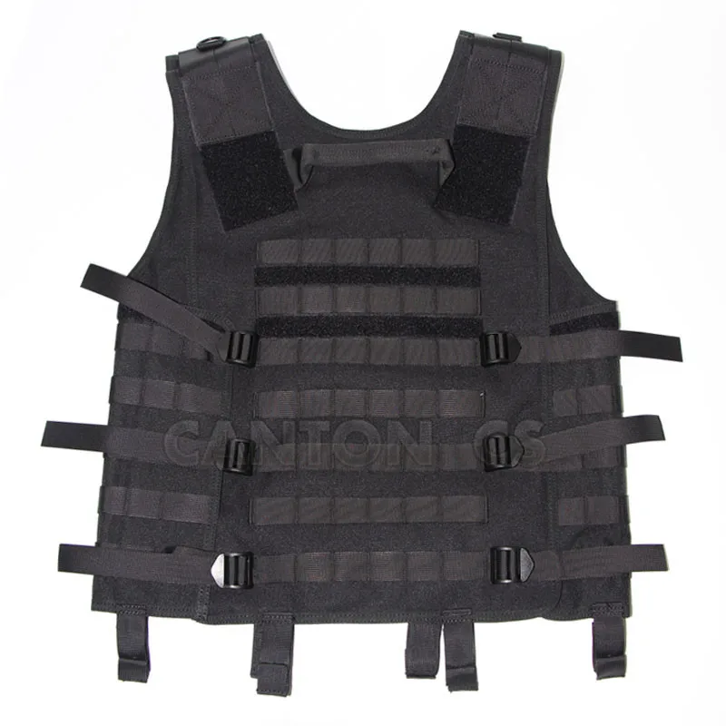 Tactical Vest MOLLE Modular Vest With Breathable Mesh Adjustable Outdoor Military Vest For CS Wargame Combat Hunting Gear