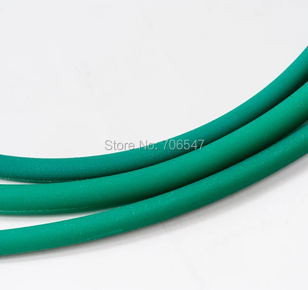 

Free Shipping 10meters diameter 5mm green PU round belt Industrial synchronous belt driving belt conveyor belt