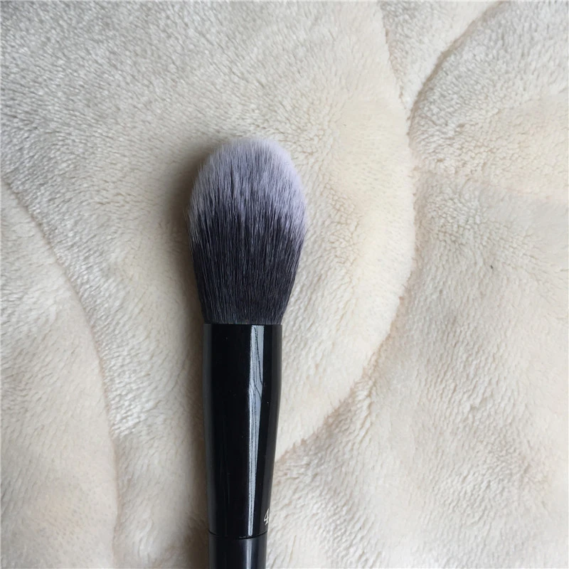 Powder Highlighter Brush #4 -  BLACK Tapered Fluffy Powder Bronzer Blush Highlighting Makeup Brush Beauty Cosmetics Blender Tool