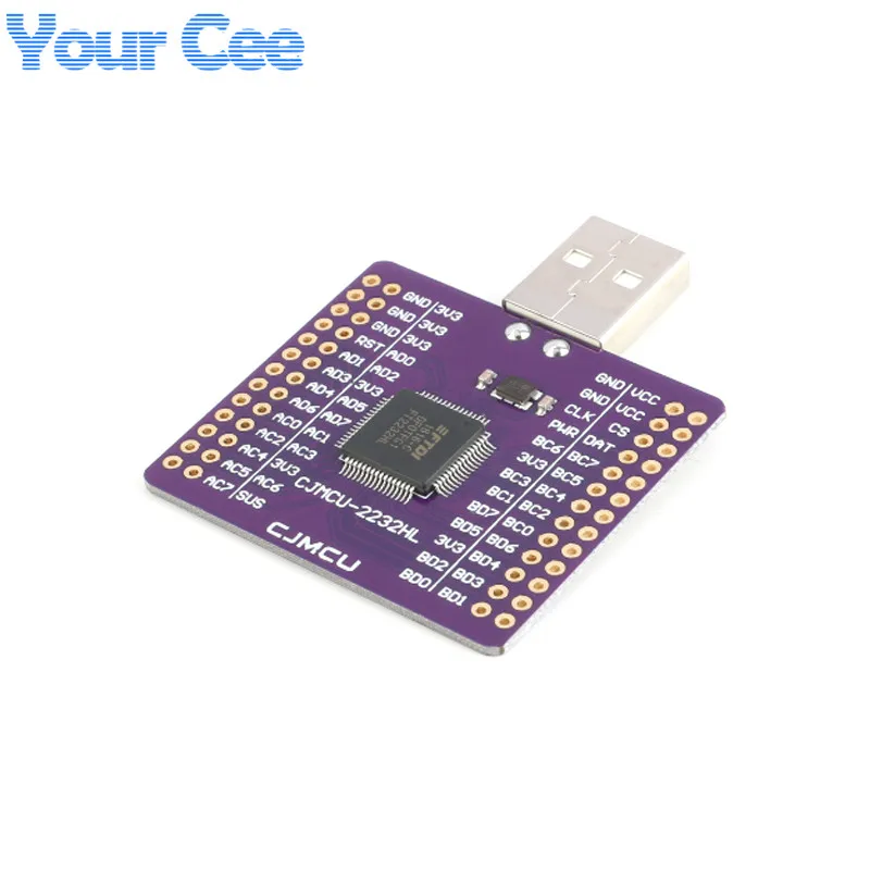 2pcs/1pc FT2232HL USB TURN UART FIFO SPI I2C JTAG RS232 Module FT2232 CJMCU-2232HL USB to UART Board Dual Channel