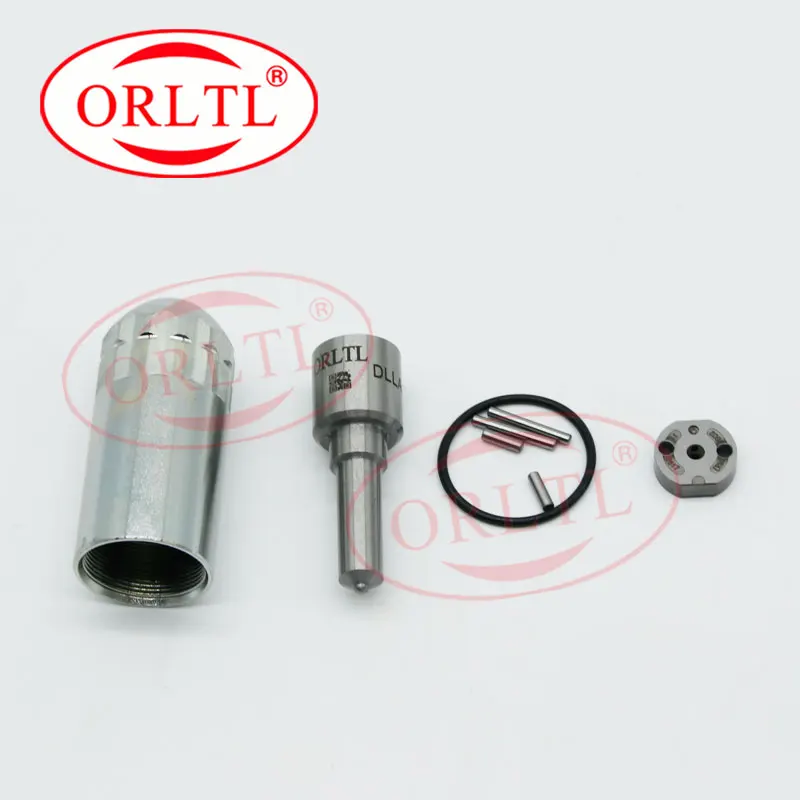 ORLTL Common Rail Repair Kits Nozzle DLLA155P848 Control Valve Plate, Pin, Sealing Rings, For Hino 23670-E0050 23670E0050