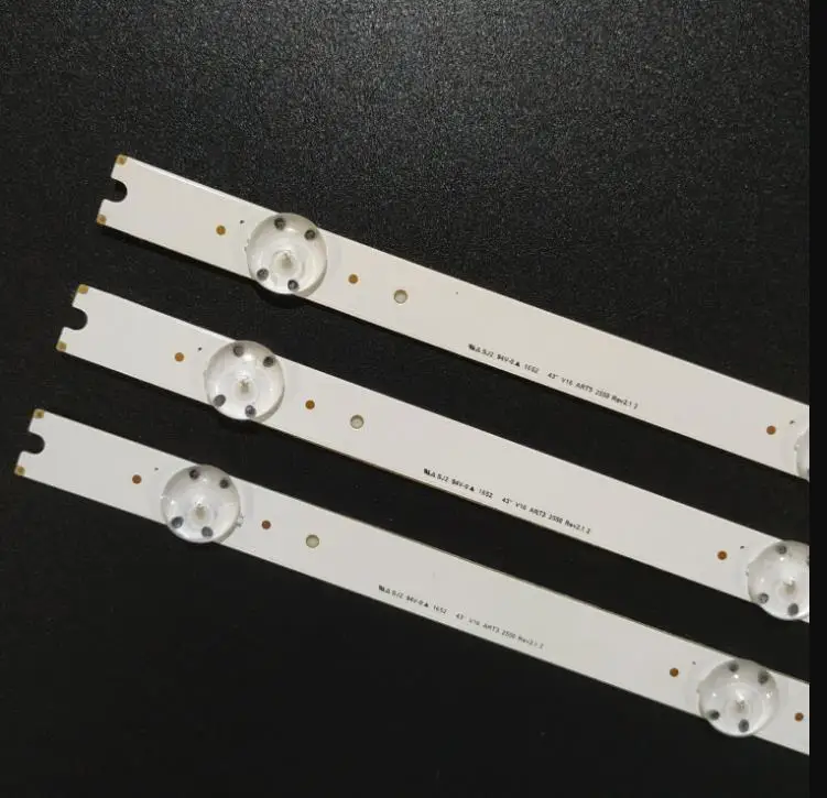 3 قطعة شريط 7LED جديد 6916L-2550A E71222c 102401    V16 ART3 2550Rev2.1 مقاس 43 بوصة