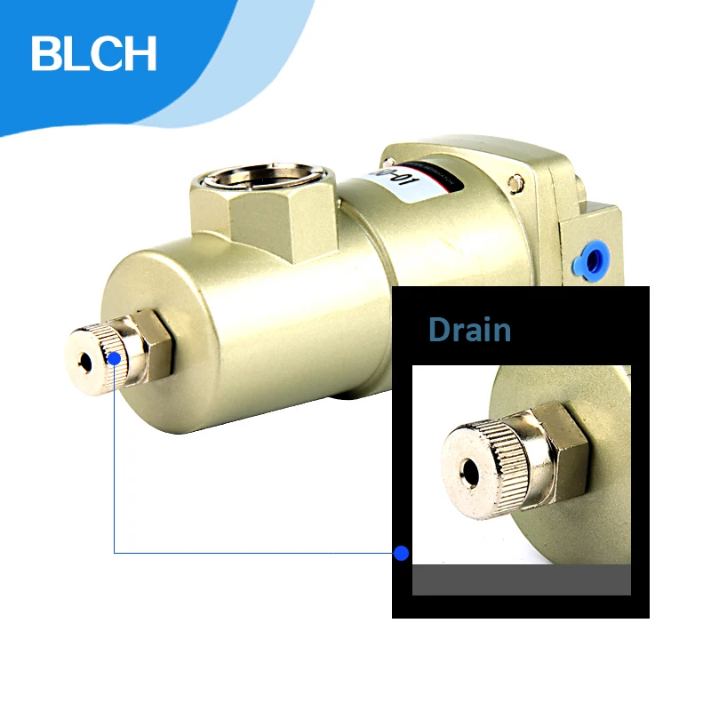 BLCH pneumatic moisture separator AMG150 Micro mist separator AMD150 Pneumatic Filter air source processor AMD Water Separator