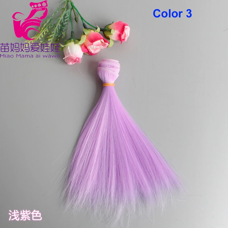 15cm 25cm high temperature doll wigs for barbie doll repair bjd doll hair diy accessory