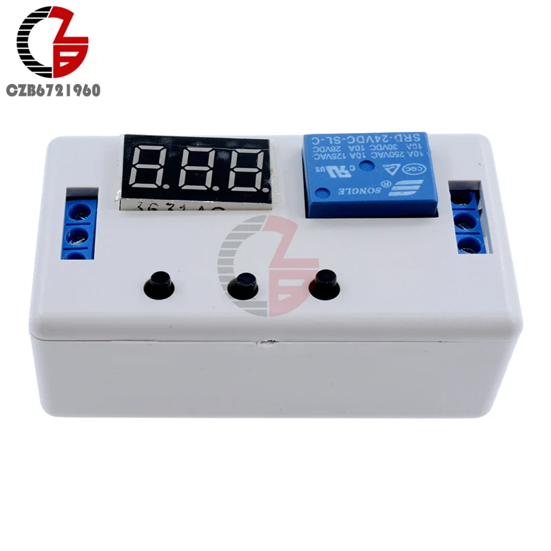 DC 12V 24V Time Delay Relay LED Digital Automation Timer Control Switch Timing Relay Module PLC Trigger Switch