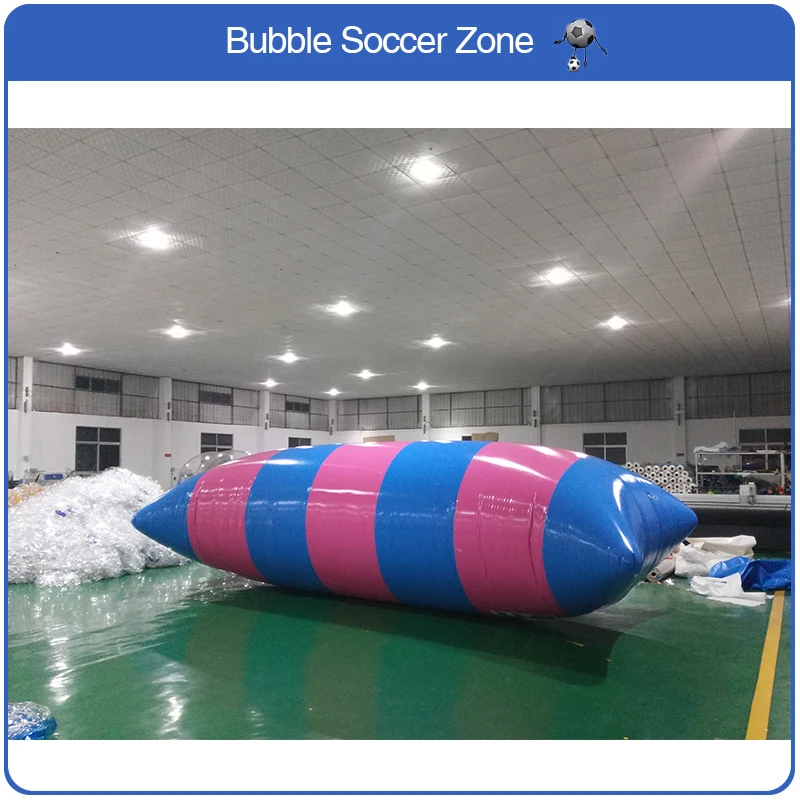 จัดส่งฟรี 8x3 m PVC น้ําหยดกระโดด Aqua Air Blob กระโดดพองน้ําหยดน้ํา Trampoline กระโดดหมอนน้ํา Air Bag