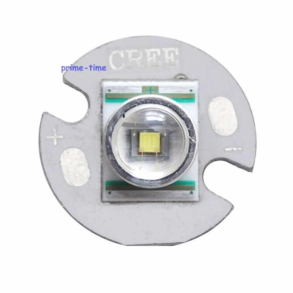 10PCS   XR-E XRE Q5 Warm White Red Blue Green Yellow High Power LED Light 16mm Or 20mm PCB