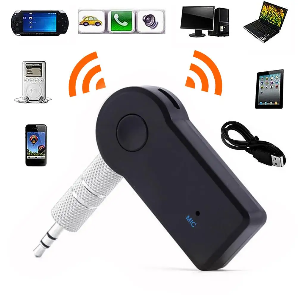 

Супер смарт 3,5 мм USB мини Bluetooth Aux стерео аудио музыкальный автомобильный адаптер приемник