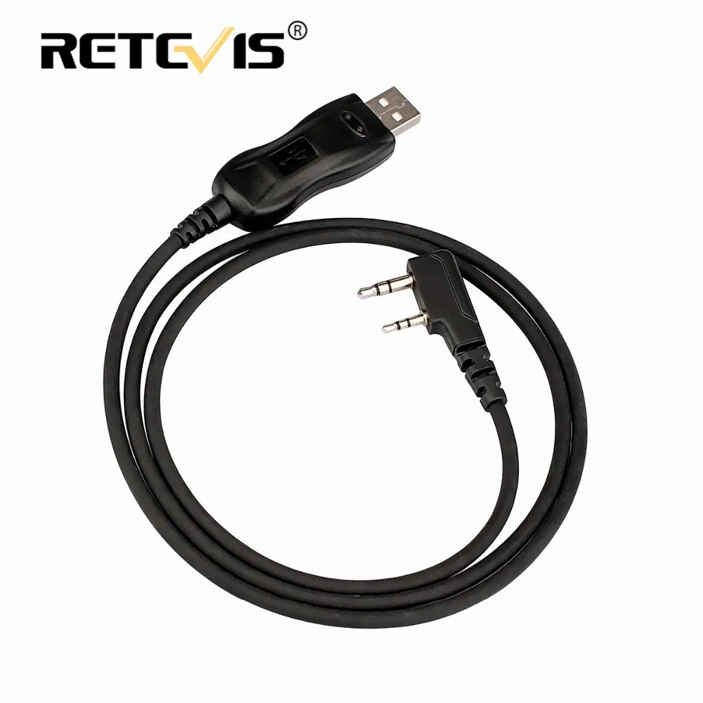 Retevis ftdi chip usb cabo de programação para kenwood UV-5R baofeng h777 rt21 rt22 rt80 para tyt walkie talkie apoio vitória 7/8/10