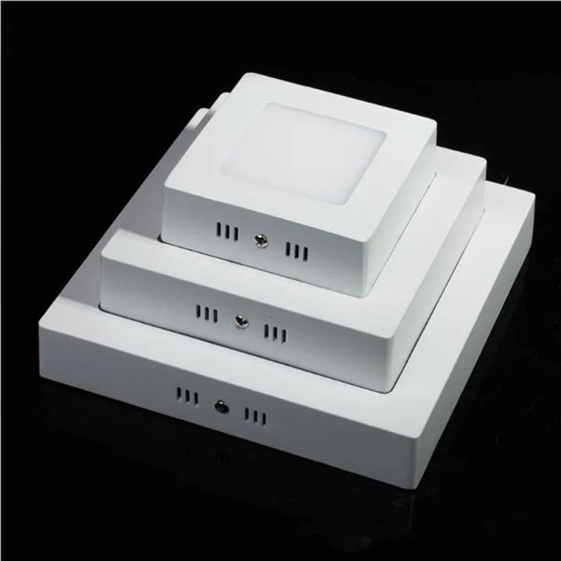 Surface Mounted LED Ceiling Light 9W 15W 25W Panel Lamp Warm/Natural/Cold White AC85-265V Round Square LED Spot Light for Home