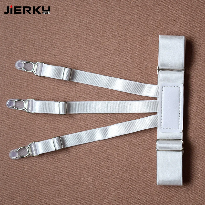 Fashion Shirt Blijft Rok Houder Gentleman's Been Bretels Sok's Braces Elastische Uniform Business Strap Shirt Garters 1 paar