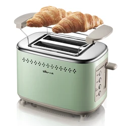 220V Household Electric Toaster Machine Automatic Multifunction Bread Baking Furnace For Breakfast Metal Body EU/AU/UK