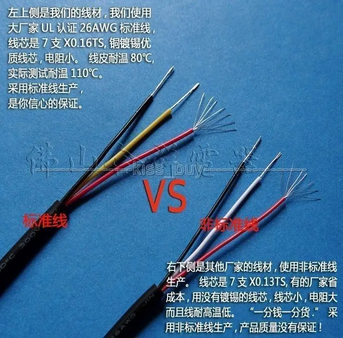 1 м DS18B20 датчик температуры водонепроницаемый 3-контактный разъем 3-5 в для цифровой светодиодный ЖК-термометр