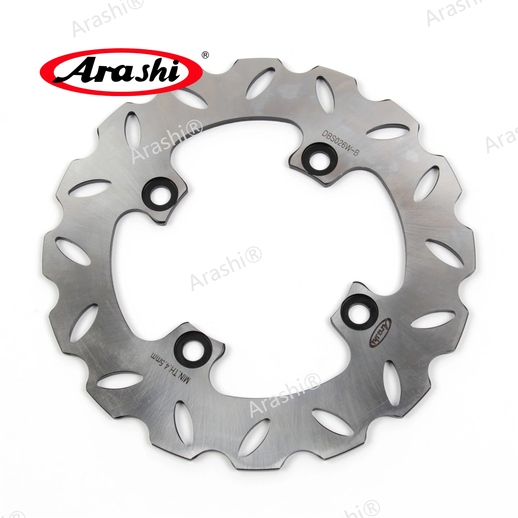 Arashi For KAWASAKI ER6N 650 2006 - 2015 CNC Rear Brake Disc Rotor ER 6N ER-6N 2007 2008 2009 2010 2011 2012 2013 2014 / ZX6R