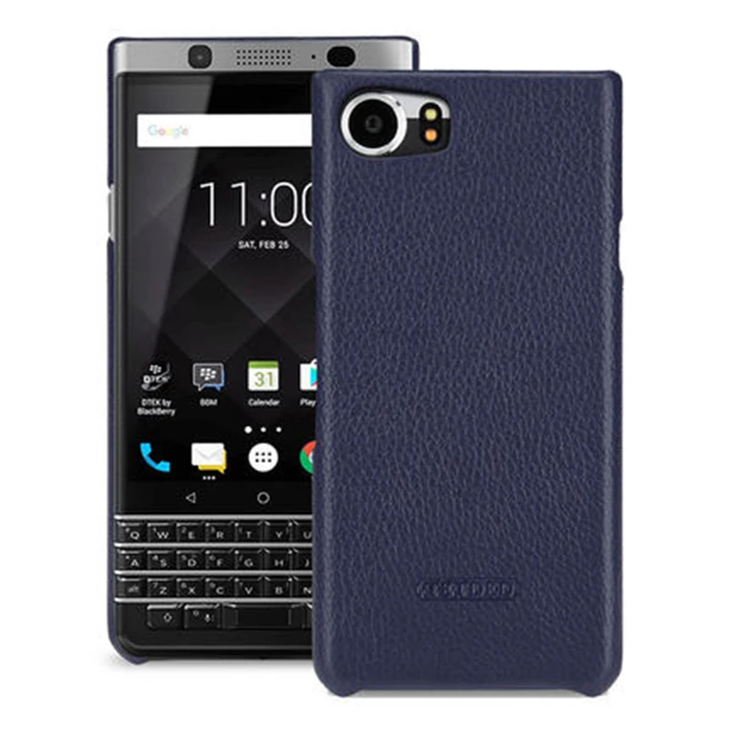 

New Phone Case for Blackberry KEYone 4.5" Luxury Genuine Leather Cover Ultra-thin Back Protection Accessories Bag for DTEK70