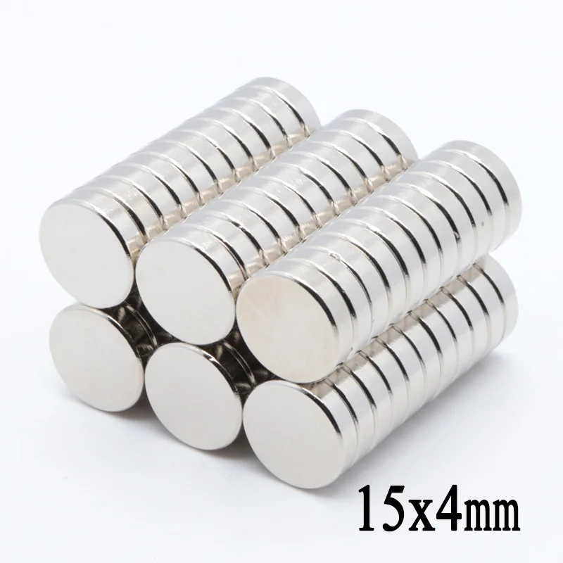 12/15/18/20/25/30x4 mm N35 Rare Earth Permanent Super Strong Neodymium Magnet Craft Mini Magnets 15x4mm