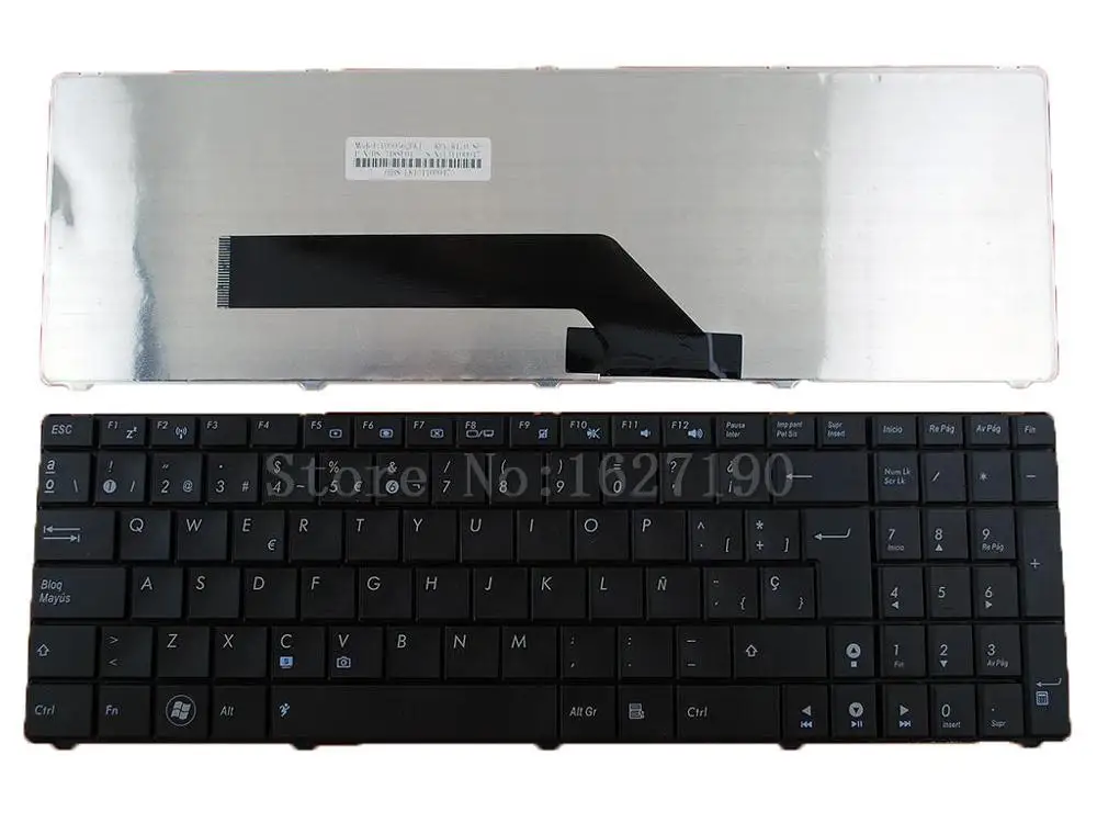 

New SP/Spanish Replacement Laptop Keyboard for ASUS K50 BLACK Spanish Teclado