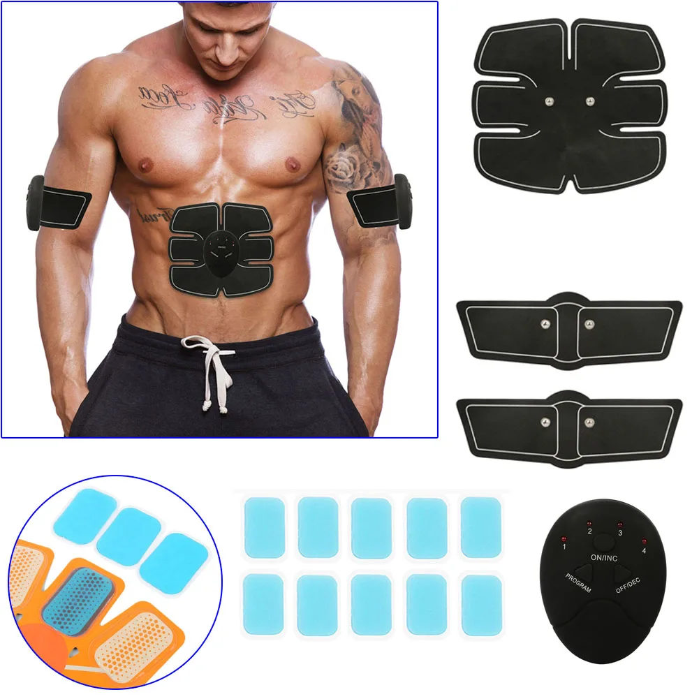 Smart Stimulator Training Abs Fitness Gear Muscle Abdominal Toning Belt Trainer Device  SN-Hot