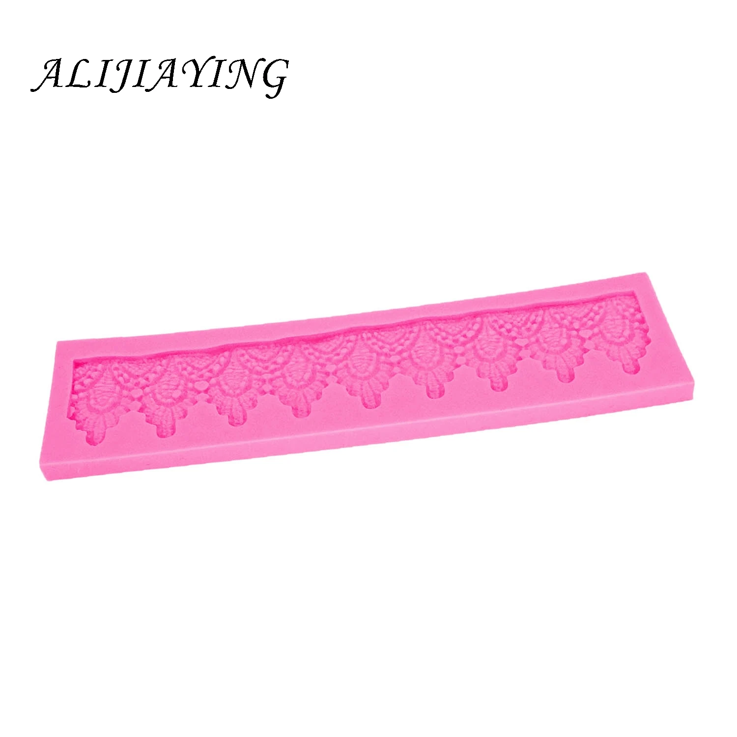 Long strip cake lace border curtain shape Sugarcraft Silicone Molds Gumpaste Chocolate Fondant Cake Decorating Tools D1340