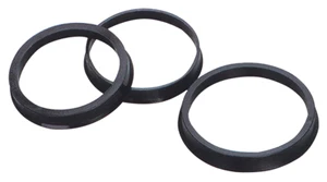 66.1-60.1mm 4 pcs/lot Black Plastic Wheel Hub Centric Rings Custom Sizes Available Wheel Rim Accessories