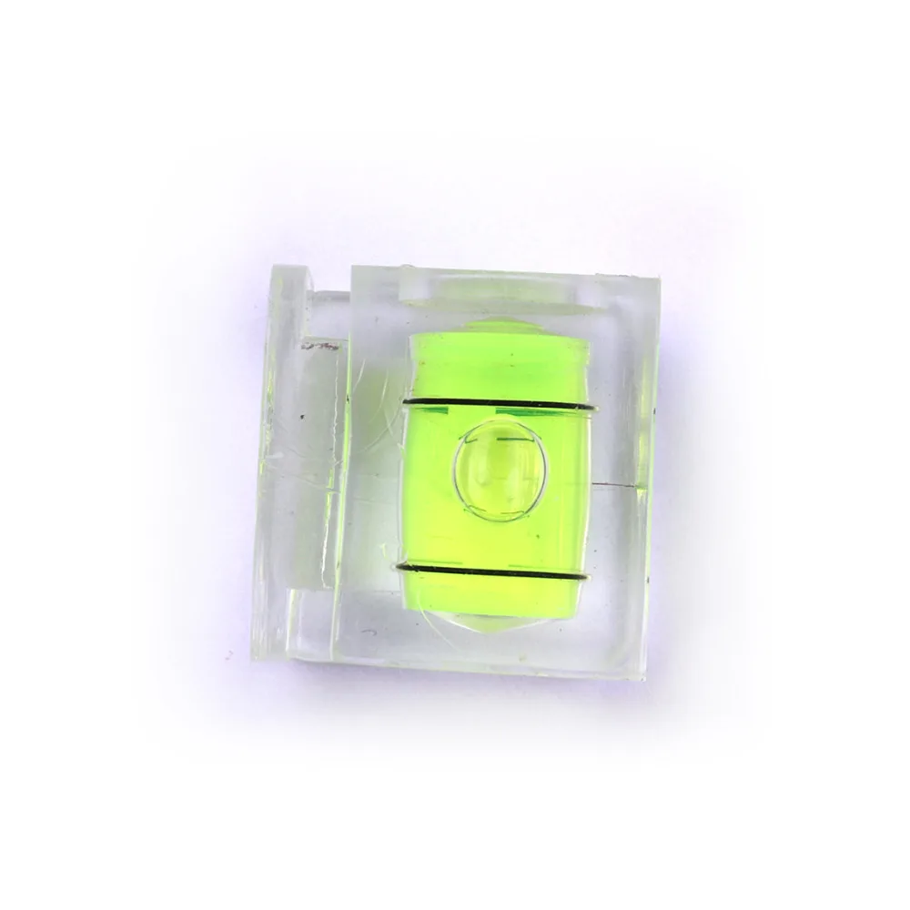 Hot Sale 1pc One/Two/Three-dimensional Spirit Bubble Level Green Acrylic Level Bubble For Camera Level Measuring Instrument Tool