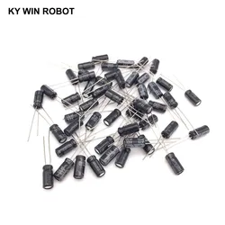 50 pz/lotto 10UF 63V 10mf 105C 5X11mm Condensatore Elettrolitico di Alluminio 63V10UF piombo radiale 50pcs