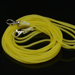 Diameter 4mm 5mm 6mm Solid Elastic Rubber Fishing Line Rope-missed Pole Retaining Pole Thick Fishing Rope with Hook 5m-27m