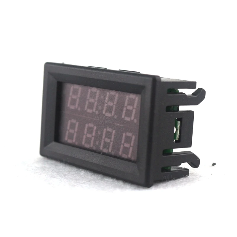 Digitale Dc 200V 0-10A Voltmeter Amperemeter Rood Blauw Led Dual Display Voltage Current Meter Detector Indicator Voeding DC4V-28V