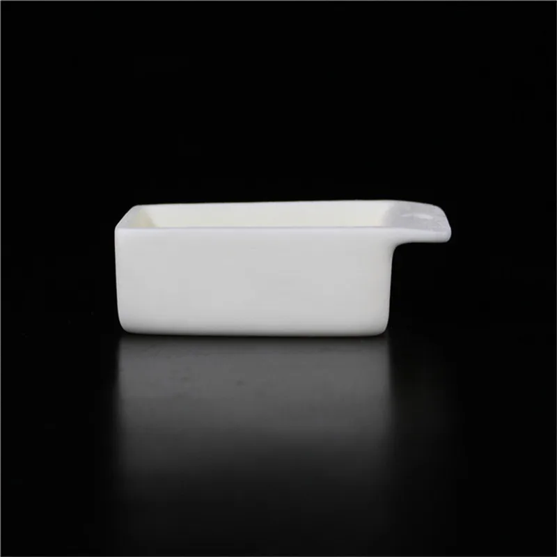 99.3% di allumina crogiolo/100*24*17/Rettangolare corindone crogiolo/Al2O3 di ceramica crogiolo/Sinterizzato crogiolo