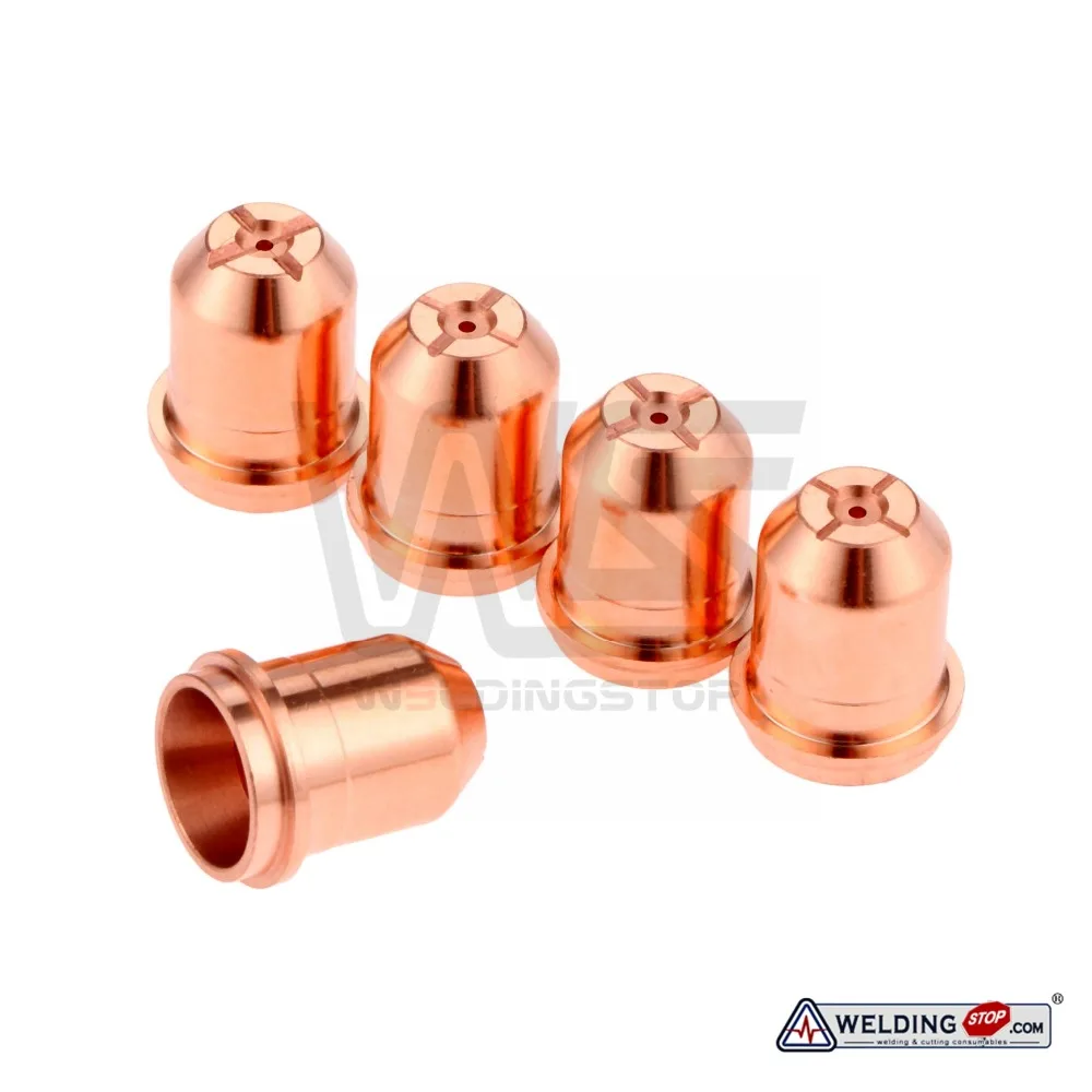 

220718 SS plasma cutter torch nozzle tips for Stainless Steel cutting Pkg-5