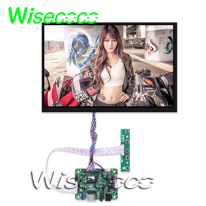 

Wisecoco 10.1 Inch Screen Control Board 1920x1200 TFT LCD Module Laptop Display Raspberry Pi Panel Full HD LVDS 45Pin