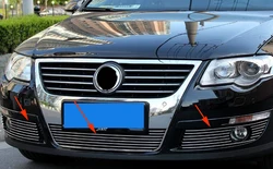 High quality stainless steel Front Grille Around Trim Racing Grills Trim For Volkswagen PASSAT B6 2006-2010