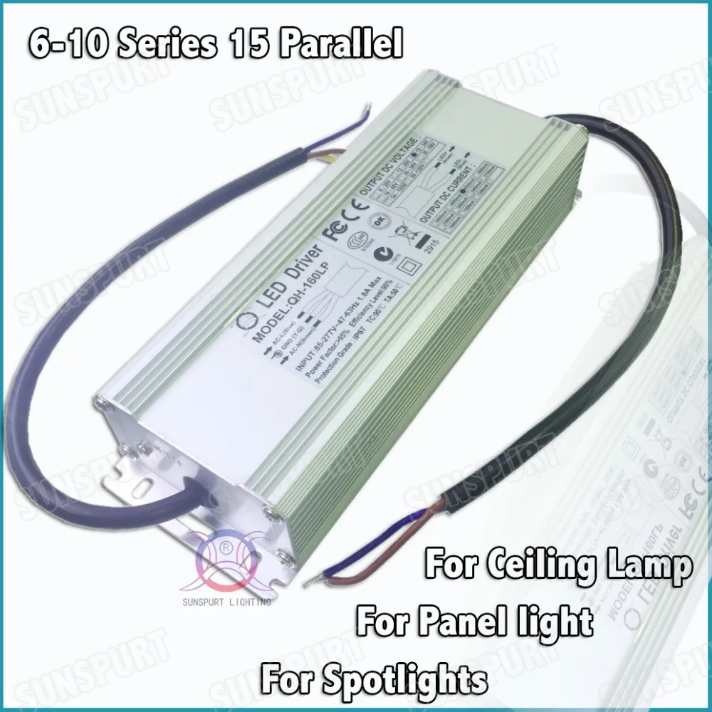 1 Pcs High PFC 150W AC85-277V LED Driver 6-10Cx15B 4.5A DC18-34V IP67 Waterproof Constant Current For Spotlights Free Shipping