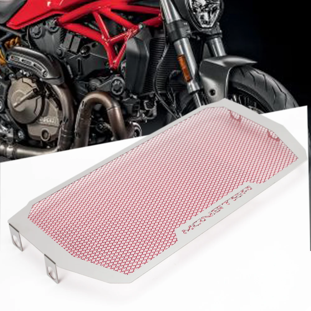 Motorcycle Monster Radiator Grille Grill Protective Guard Cover For Ducati Monster 821 2013-2018 Monster 1200 1200S 2014-2017