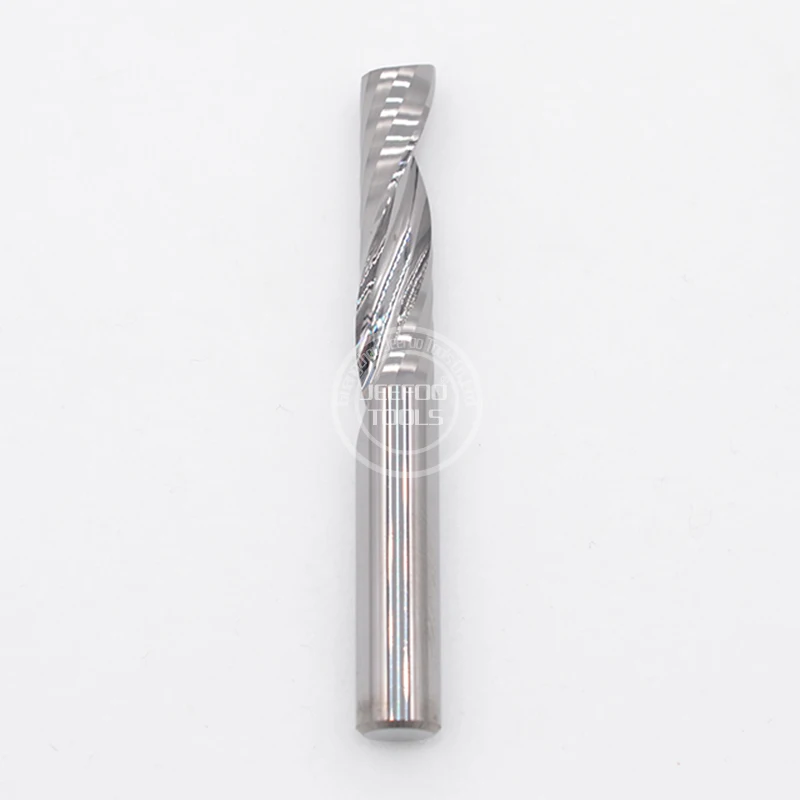 6*25 AAA Series CNC Bits Single Flute Spiral Router Carbide End Mill Cutter Tools