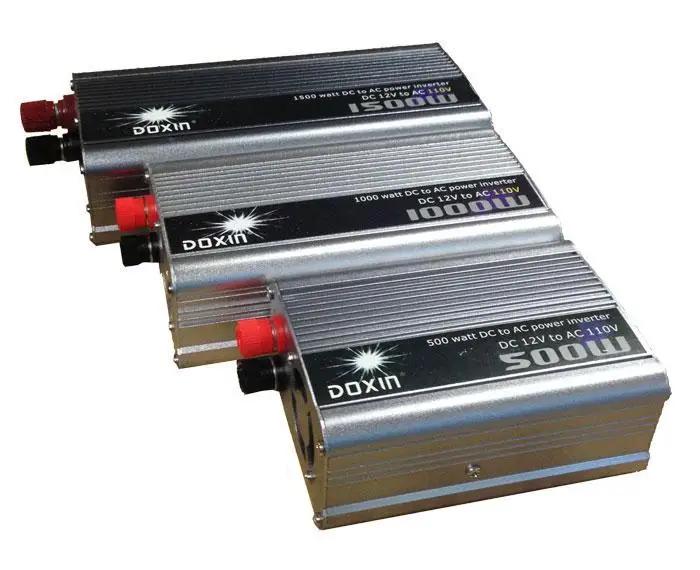 

Free Shipping 1000W DC 12V to AC 110V crocodile clip + cigarette lighter line Power Inverter Converter Transformer Power Supply