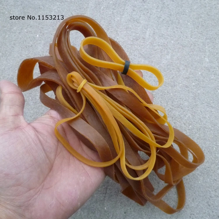 400*10mm 75 pcs Elastic Rubber Band Natural Rubber Ring Apron Latex Ring Sealing Belay Packaging Resistance To High Temperature