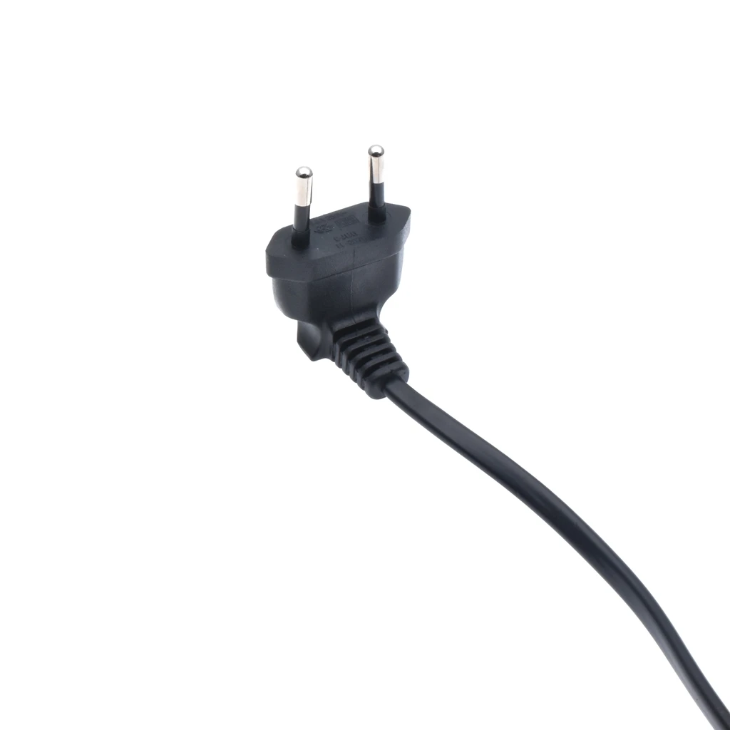 EU 2pin Plug Elbow Angled to IEC 60320 C7  Power Cable for samsung Philips Sony LED TV 300cm