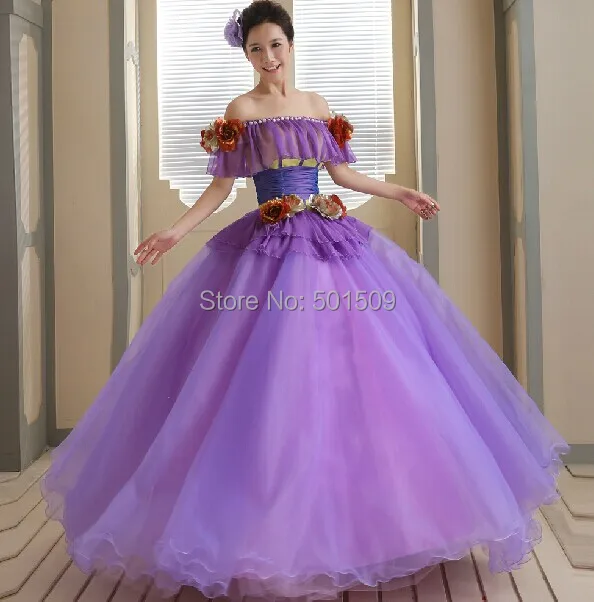 peral beading chiffon slash purple Medieval dress Renaissance gown Sissi princess dress Victoria Gothic/Marie Antoine Belle Ball