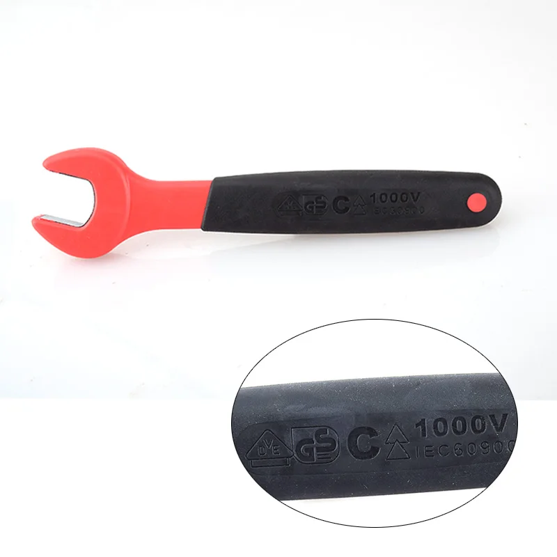 1000V High Voltage Insulated Open End Wrench IEC60900 VDE Certified Insulation Set Professional Handle Tool