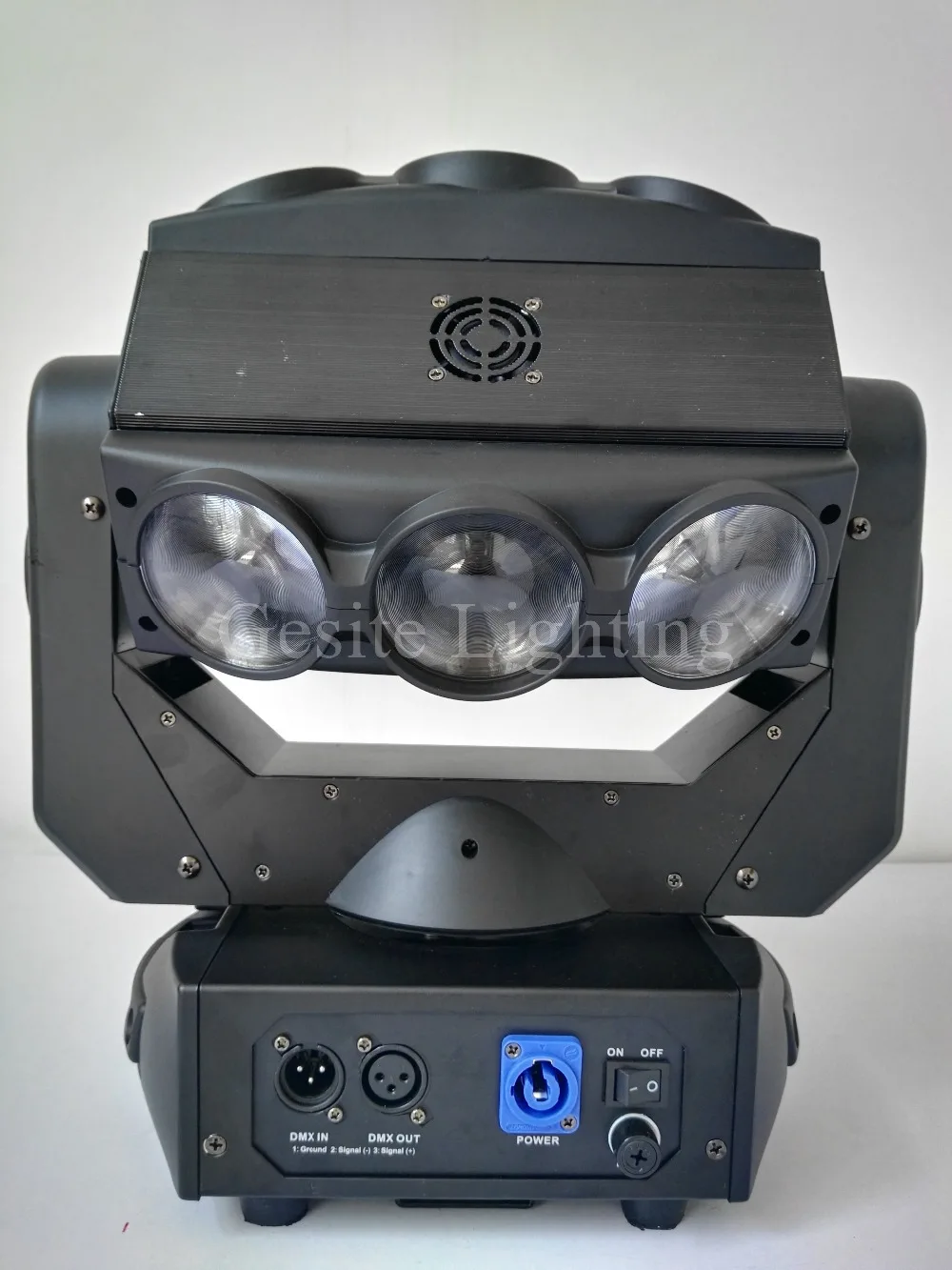 9pcs 12w led spider rotate beam moving head lighting for sale