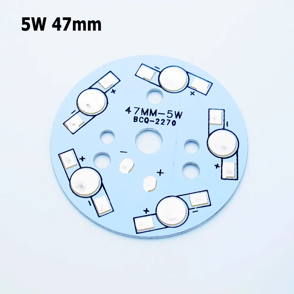 Wholesale LED Heat Sink Aluminum Base Plate 3W 4W 5W 7W 9W 12W 15W 18W LED PCB Board DIY for 1W High Power LED Bulb Chip