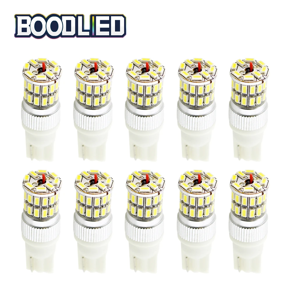 Car Light W5W T10 LED Bulb 3014 36 SMD LED W5W 168 194 For Car Dome Lights Clearance Lights White DC 12V Lamp 10pcs High Quality