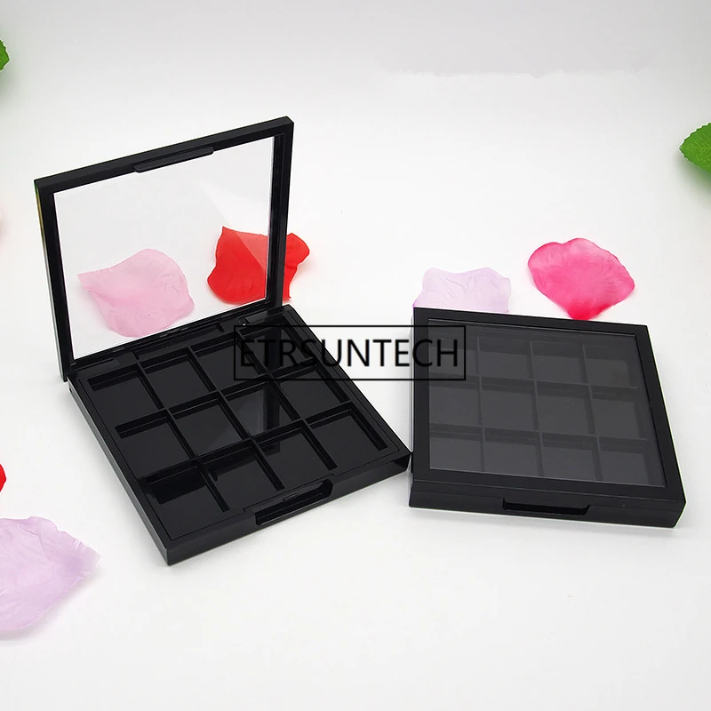 

Cosmetic Packing Empty 12 Square Grids Eyeshadow Lipstick Powder Box Case F1522