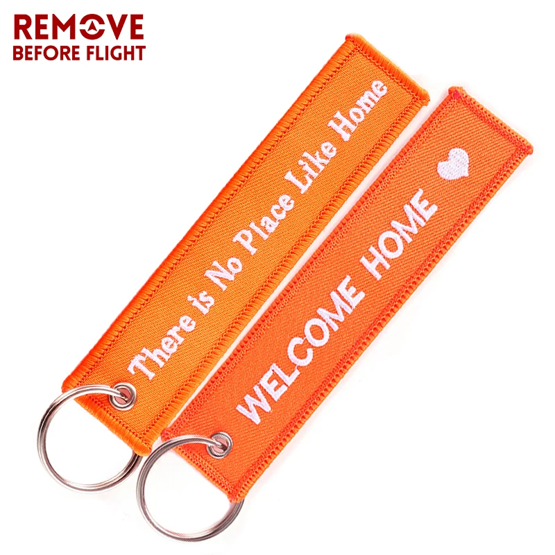 50 PCS Designer Style Biker Lover Keychain for Motorcycles and Cars Embroidery Welcome Home Keychains for Mens Gifts Tag