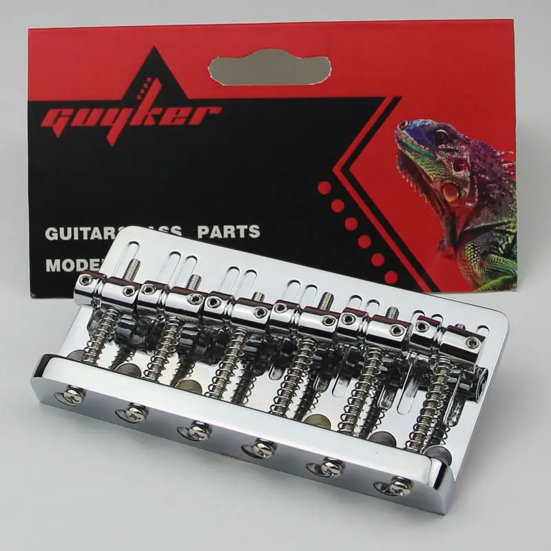 6-String Bass Guitar Bridge Chrome