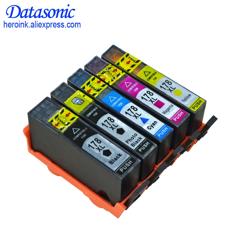 DAT for hp178 178XL ink Cartridge for HP Photosmart B109 B110 B210 C309 C310 C410 D5468 D5463 D5460 5510 5511 5512 6512 printer