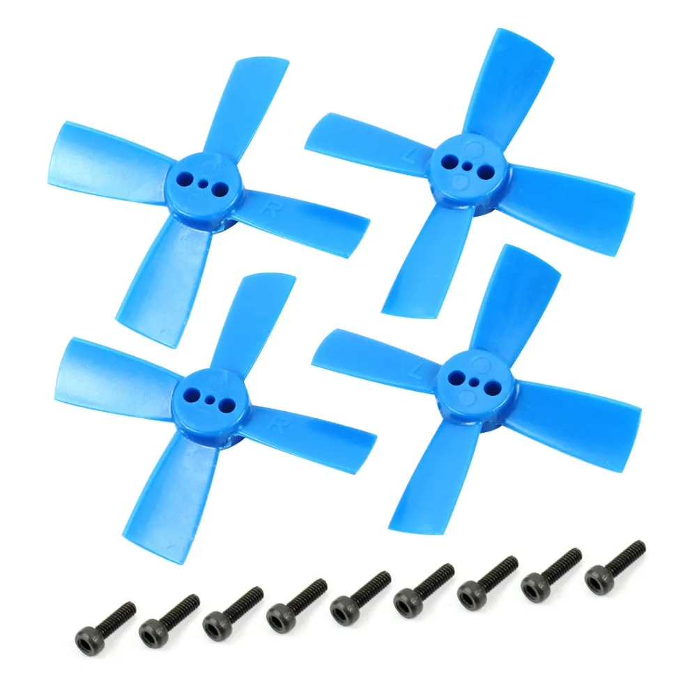 2 Pairs 1735 Propeller 1.7 inch 43mm PC Props 4-Paddle CW CCW Paddle for Indoor Brushless FPV Racer Drone Quadcopter F21186/91