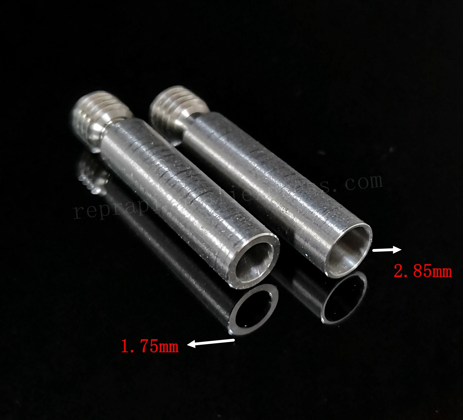 2 قطعة سوبر السلس التيتانيوم MK8 طويلة M6 الحلق مع PTFE الأنابيب داخل ل FDM تشكيل 3D الطابعات