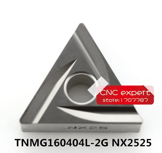 

10 шт. TNMG160404L-2G NX2525/TNMG160408L-2G NX2525. Режущее лезвие, поворотный наконечник, подходит для токарного станка серии MTJNRMTQNR MTENN